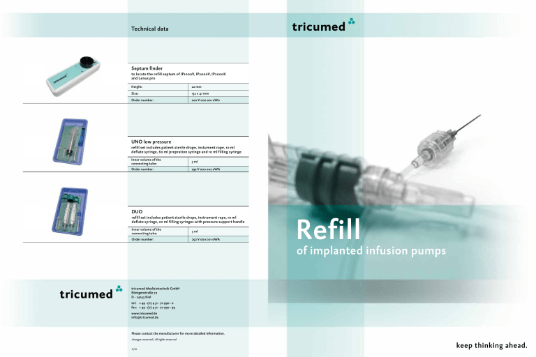 Refill Tricumed Manualzz