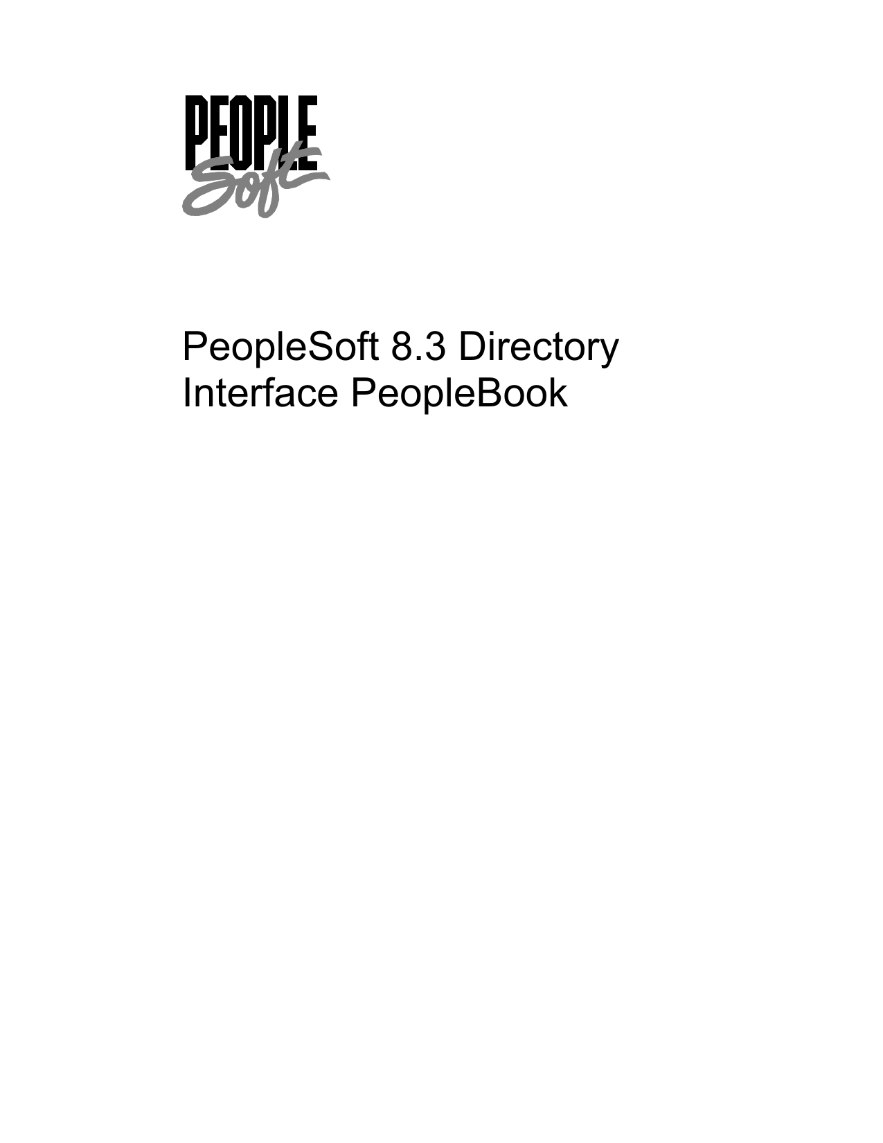 Peoplesoft 83 Directory Interface Peoplebook Manualzzcom - 