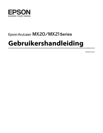 Epson AcuLaser MX21/MX20 Series | Manualzz