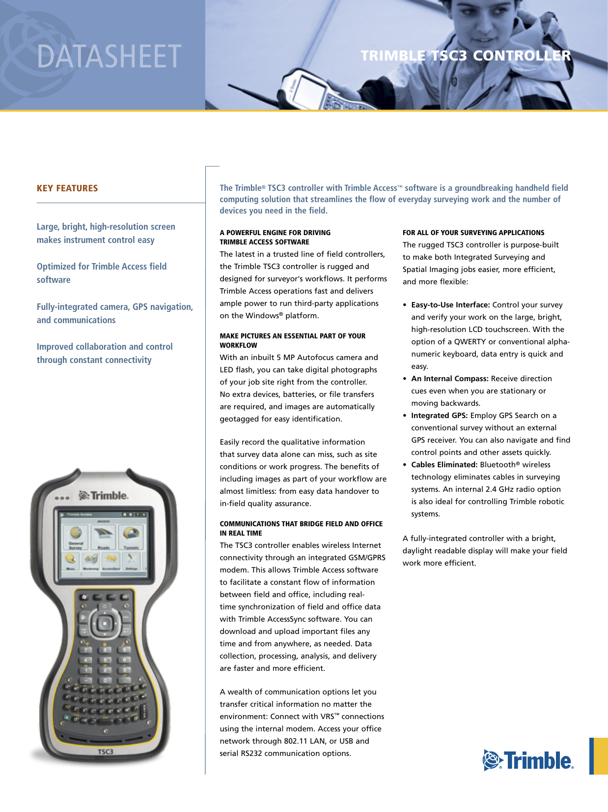 trimble survey controller tsc3 trimble survey controller tsc3
