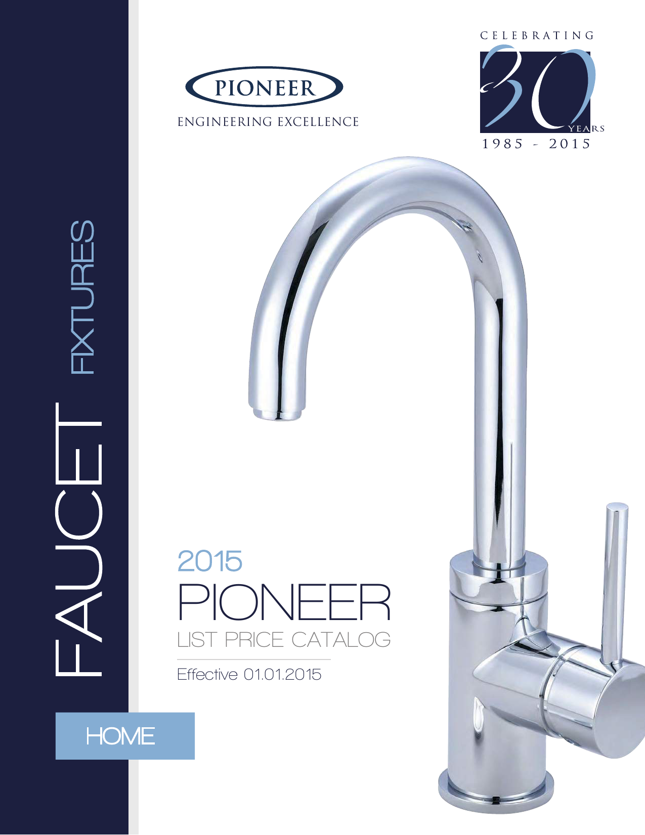 Pioneer 4BL200T-BN Single Handle Tub Trim Set PVD Brushed Nickel Finish