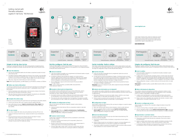 Logitech Harmony 700 Advanced Universal Remote Getting Started Guide | Manualzz