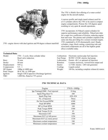 Hirth 100HP Engine Parts | Manualzz