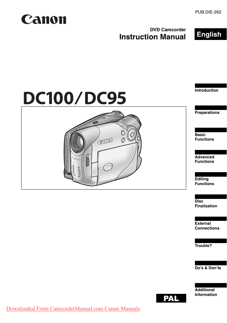 Канон инструкция. Canon DC 95. Видеокамера Canon dc40. Инструкцидео КАМЕРЫCANON. Canon dc95 характеристики.