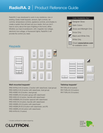 lutron radiora 2 inclusive software