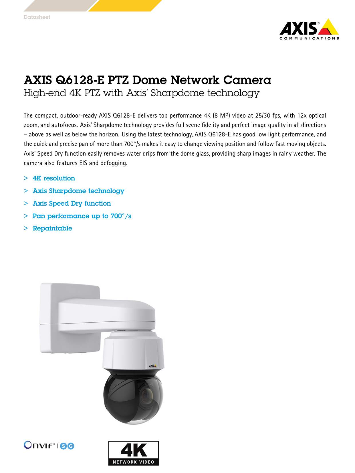 Live Camera Axis Q6128-E 