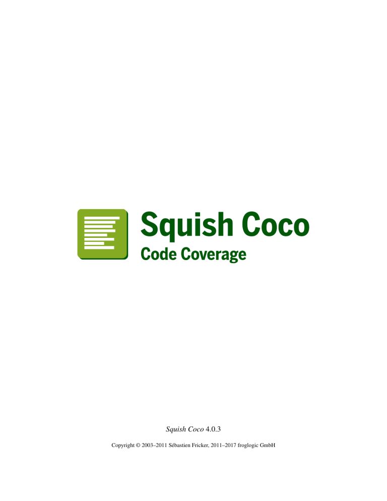 Squish Coco 4 0 3 Froglogic Documentation Manualzz