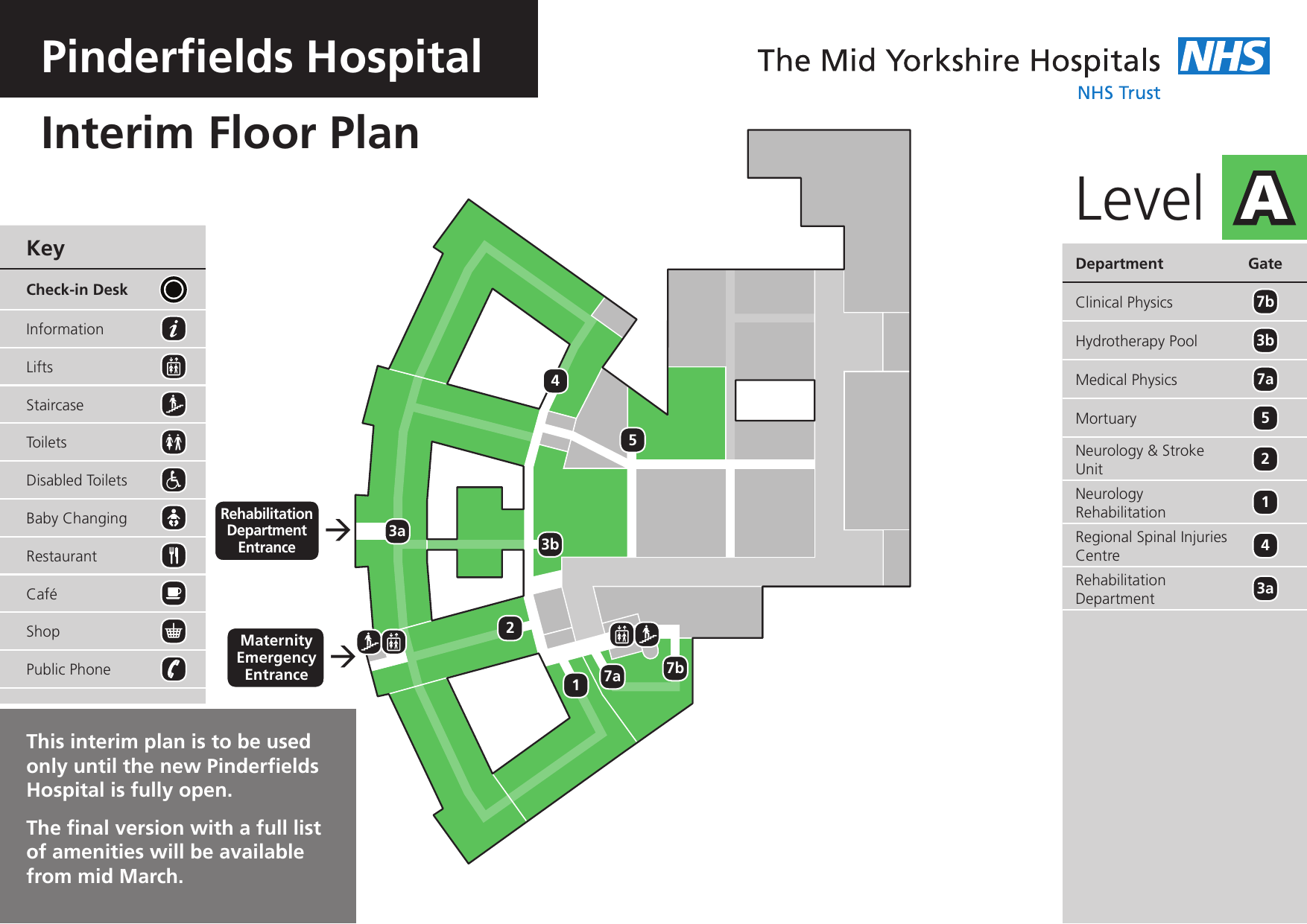 Trafford General Hospital Map