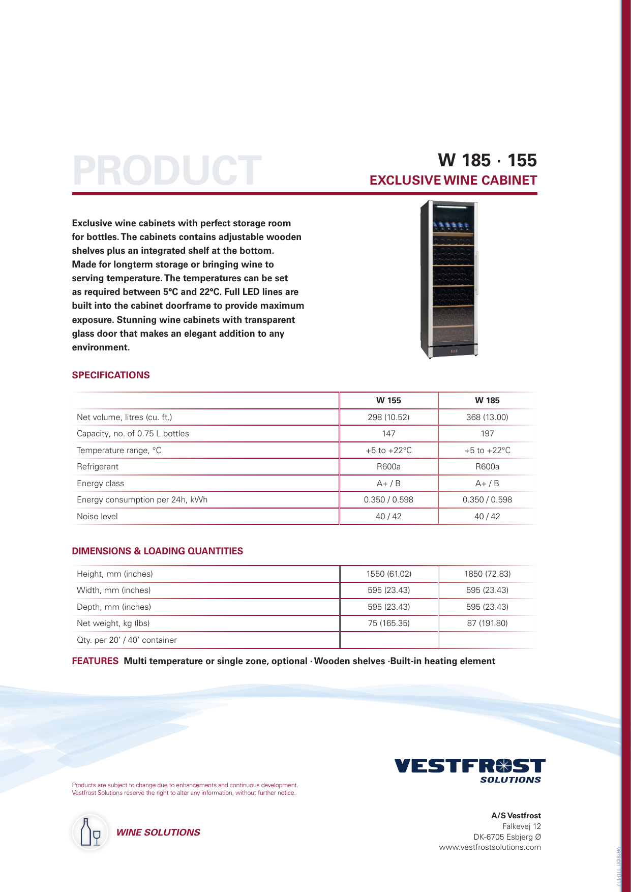 PDF 28FRIGOR Vestfrost wine coolers.pub Anciens Et Réunions PDF Télécharger Download