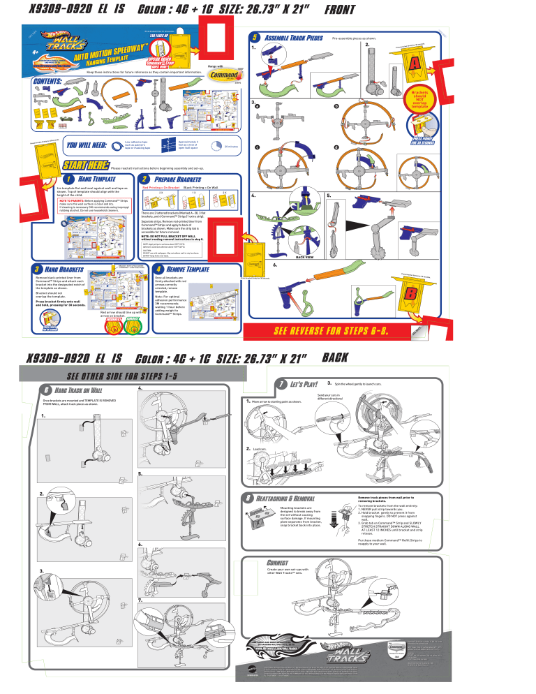 hot wheels wall tracks instructions