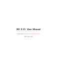 RV 3.12 User Manual