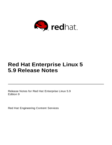 red hat enterprise linux 5.9