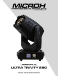 MICROH Ultra Trinity 280 User Manual