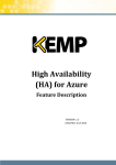 KEMP LoadMaster for Azure HA Manual | AI Chat &amp; PDF