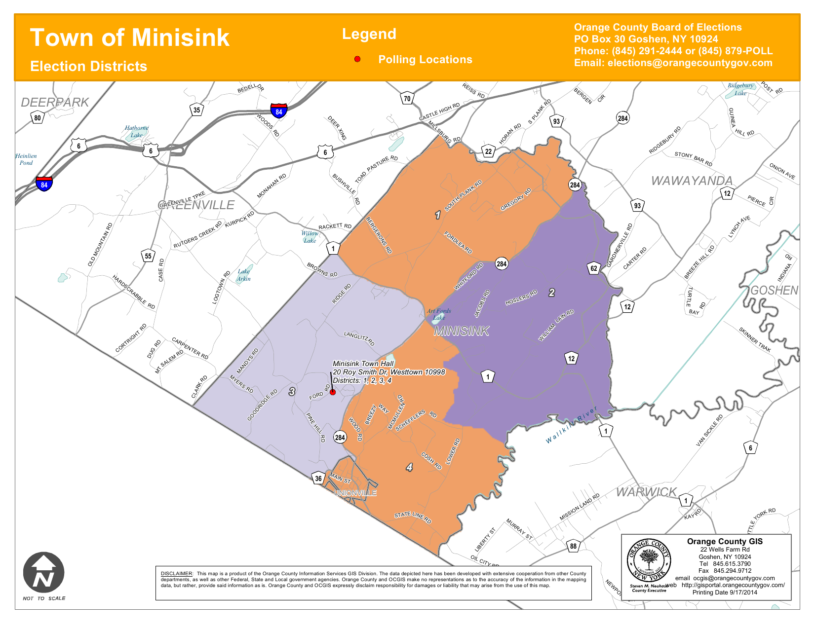 Orange County Indiana Gis Maps Town Of Minisink - Orange County Ny Gis | Manualzz