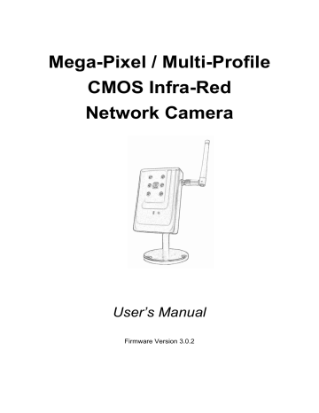 Mega-Pixel / Multi-Profile CMOS Infra | Manualzz
