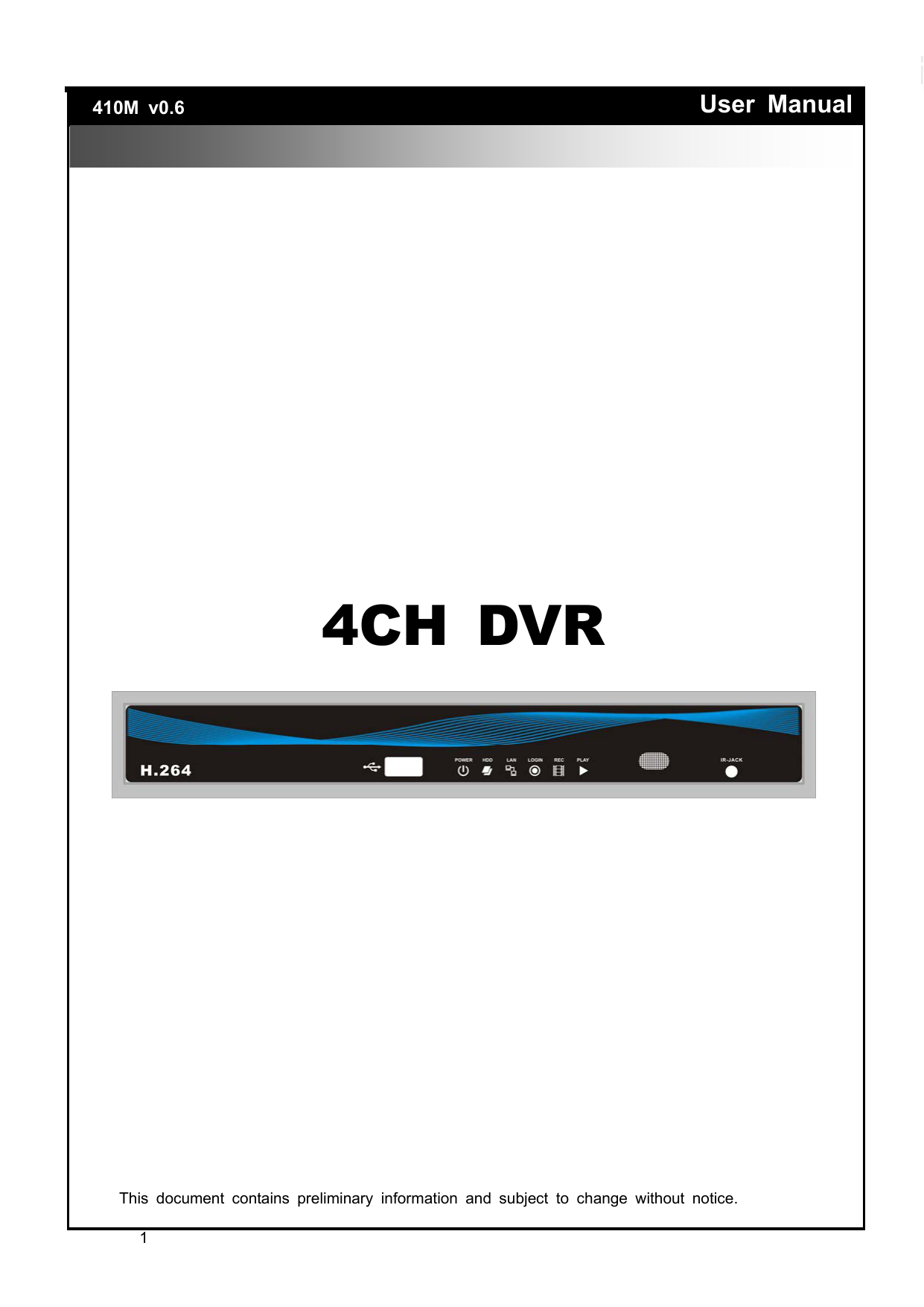 4CH DVR Manualzz