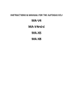 FEMITEC MA V4, MA V4mini, MA X6, MA X8 Instructions