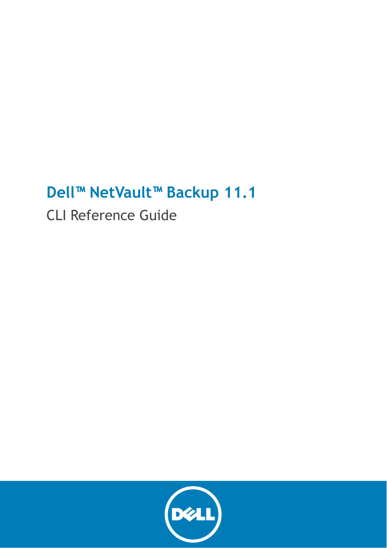netvault smartdisk support dell