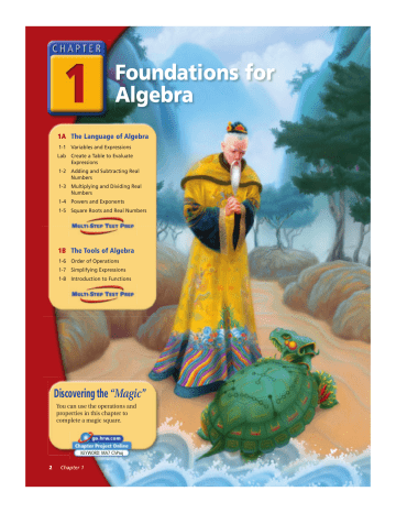 Chapter 1 Foundations For A Manualzz