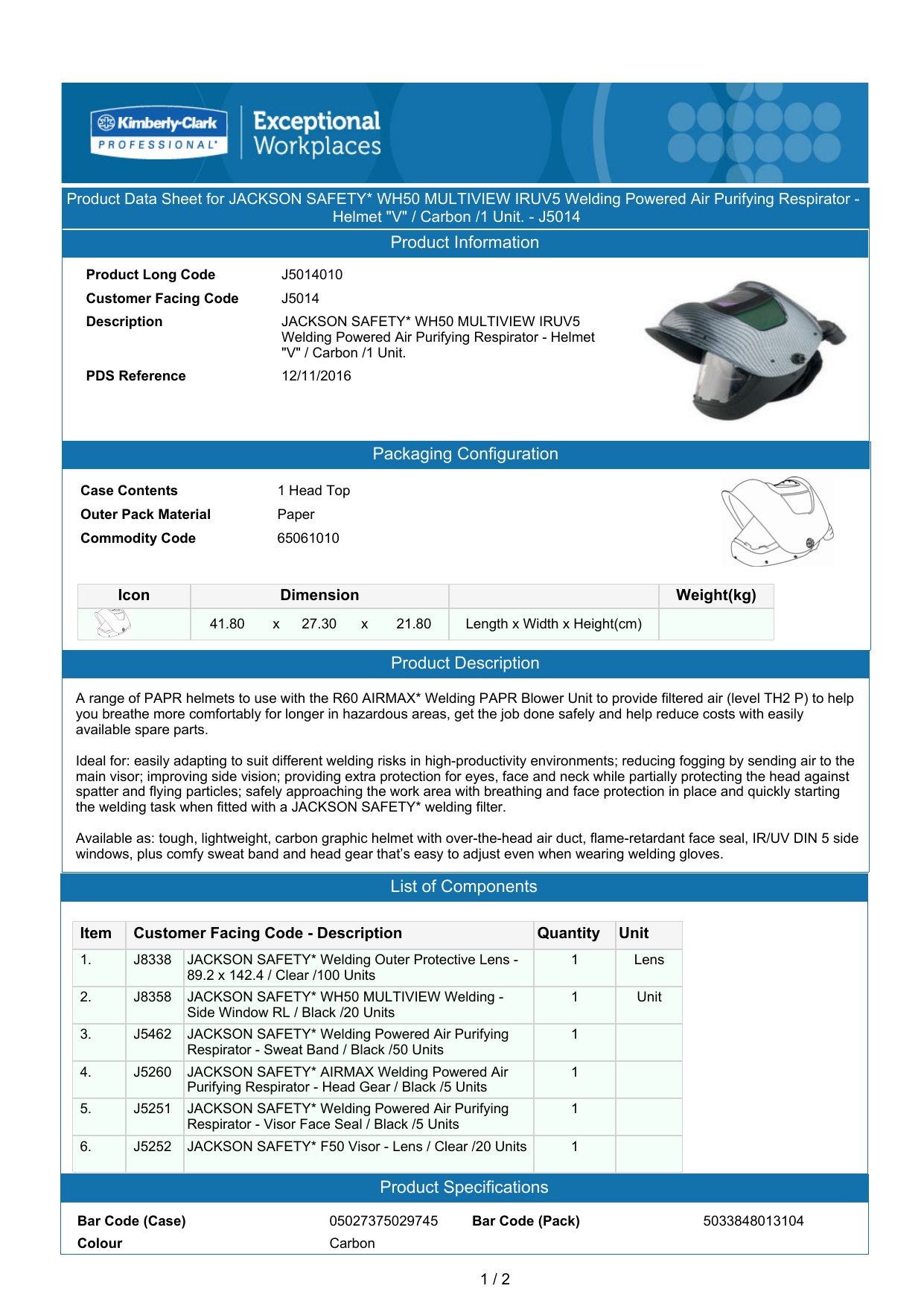 Jackson Airmax Multiview Inner Lenses x 10