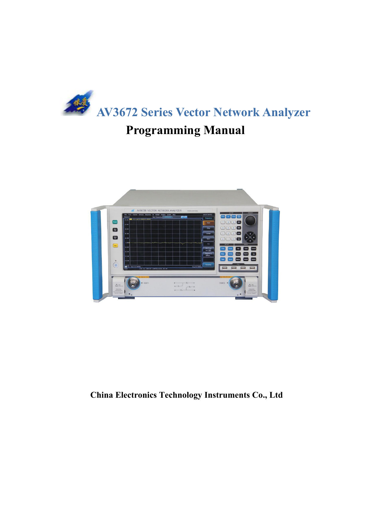 AV3672 Series Vector Network Analyzer Programming Manual Manualzz