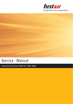 firstAir MKE Series Refrigerant Air Dryer Service Manual