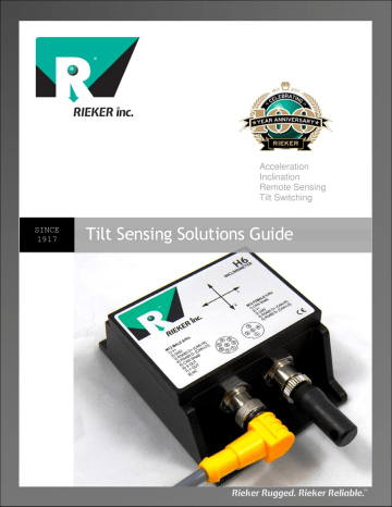 Rieker Position Sensing Solutions Guide | Manualzz