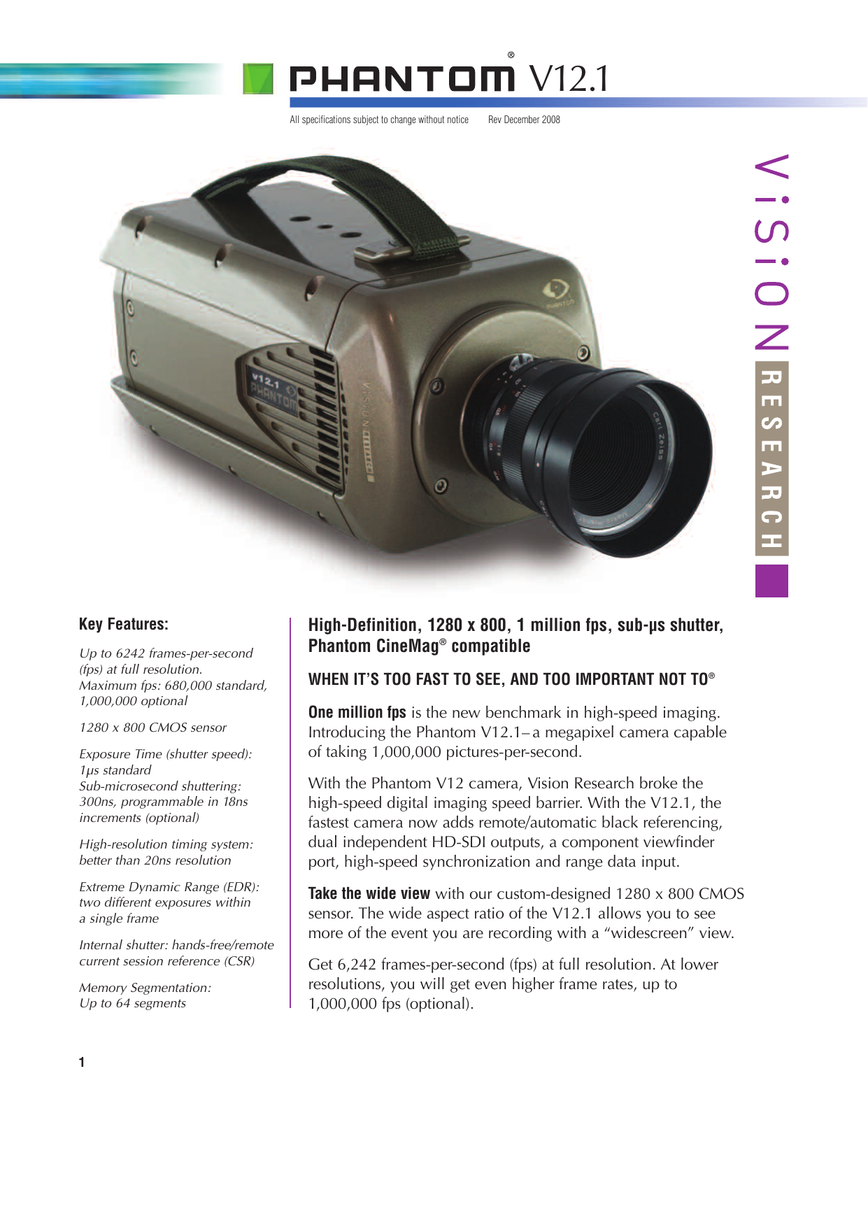 phantom v12 camera