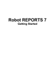 Robot REPORTS 7 User Manual