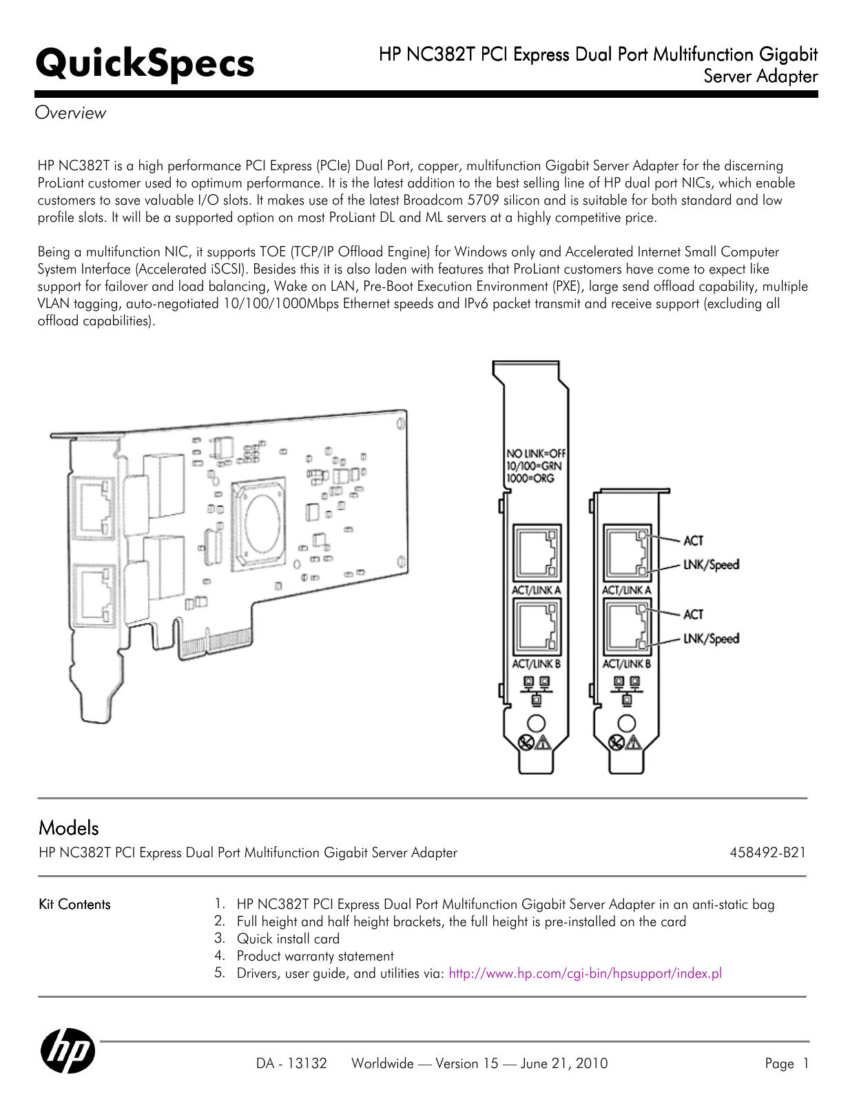 hp nc360t windows 7 x64 drivers teaming