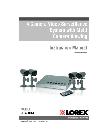 LOREX Technology SHS-4QM Security Camera User manual | Manualzz