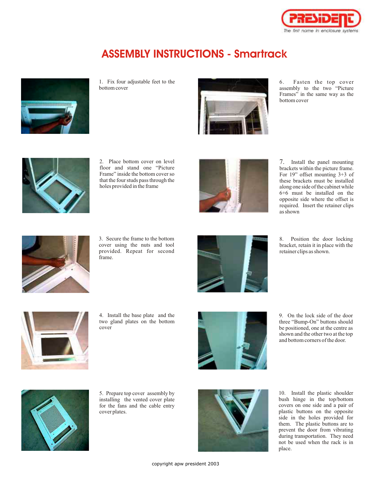 Assembly Instructions Smartrack Manualzz Com