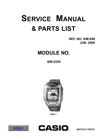 CASIO QW-2220 Service Manual | Manualzz