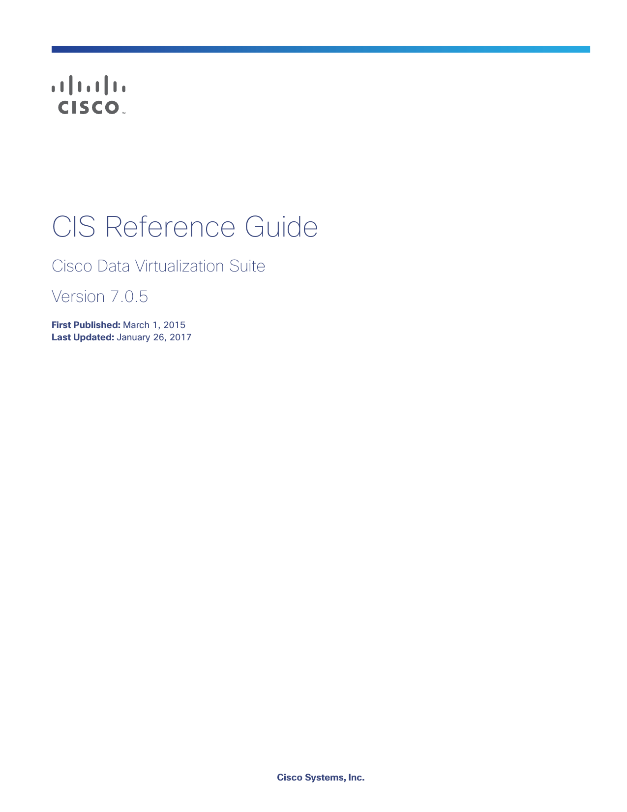 CIS Reference Guide - Cisco Data Virtualization Knowledgebase | manualzz.com