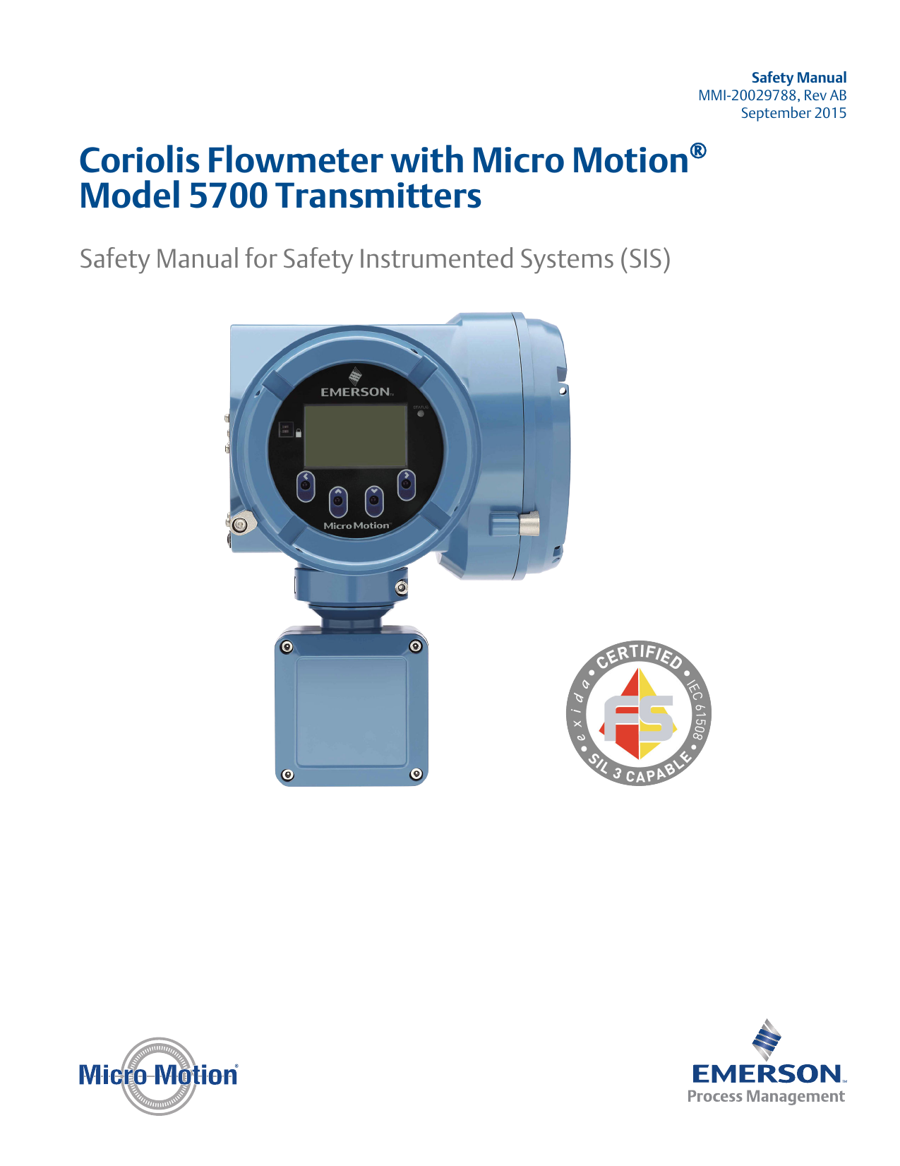 Coriolis Flowmeter with Micro Motion® Model 5700 | Manualzz