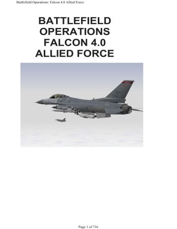 Manual Of Falcon 4 0 Allied Forces Index Of Manualzz