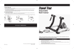 Travel Trac Adjustable fluid trainer manual