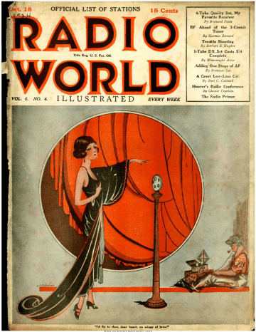 1924 RADIO STATION MAP St Louis Joseph MO Shenandoah Atlantic IA Monmouth IL BIG 