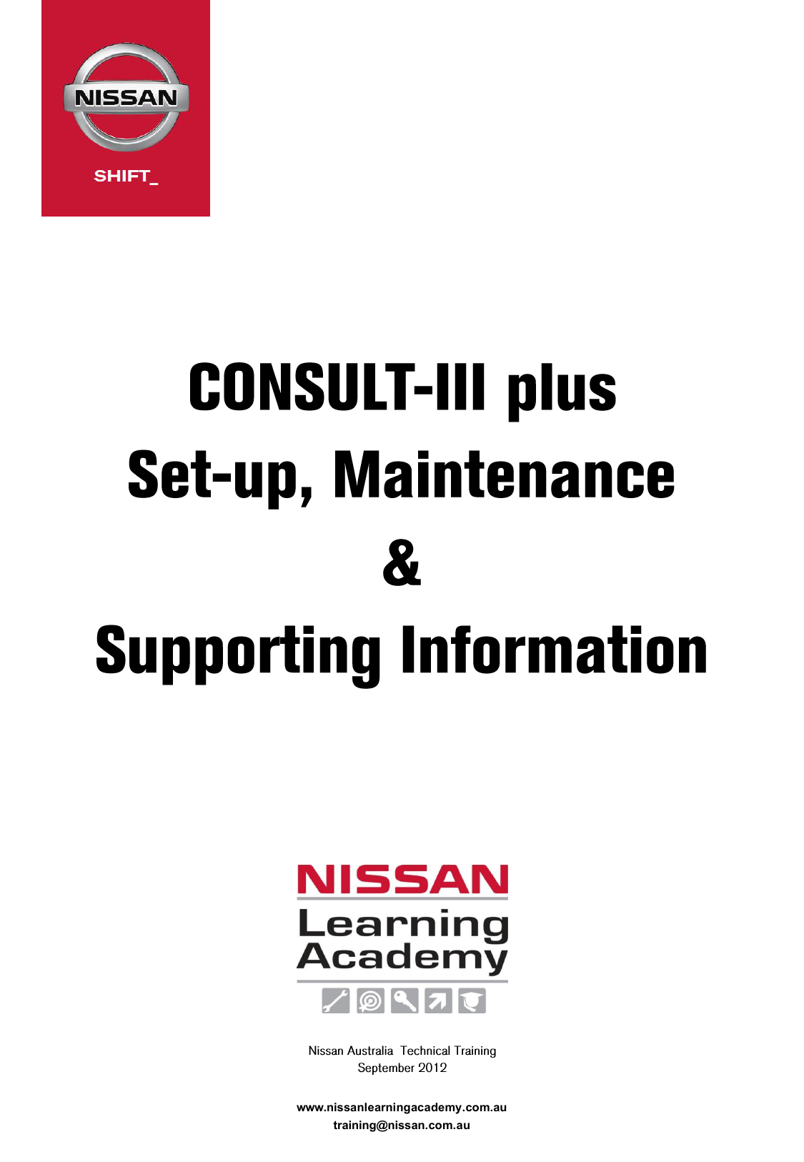nissan consult 3 plus install not on toughbook