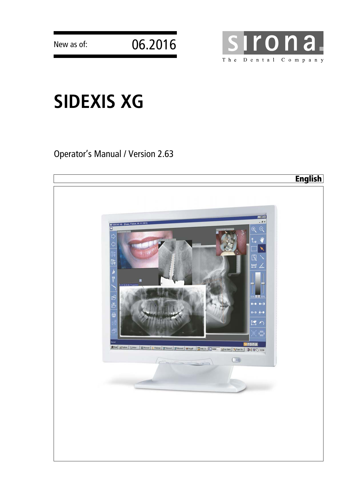 Dentsply Sirona SIDEXIS XG Version 2.6.3 Instructions for use Manualzz