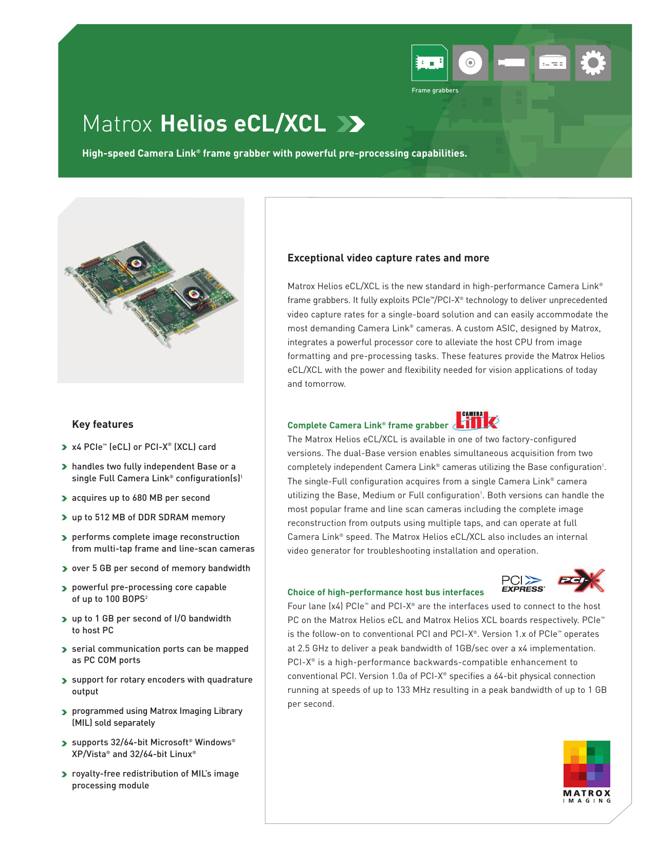 MATROX HELIOS XCL WINDOWS 7 DRIVER DOWNLOAD MATROX HELIOS XCL WINDOWS 8 DRIVER