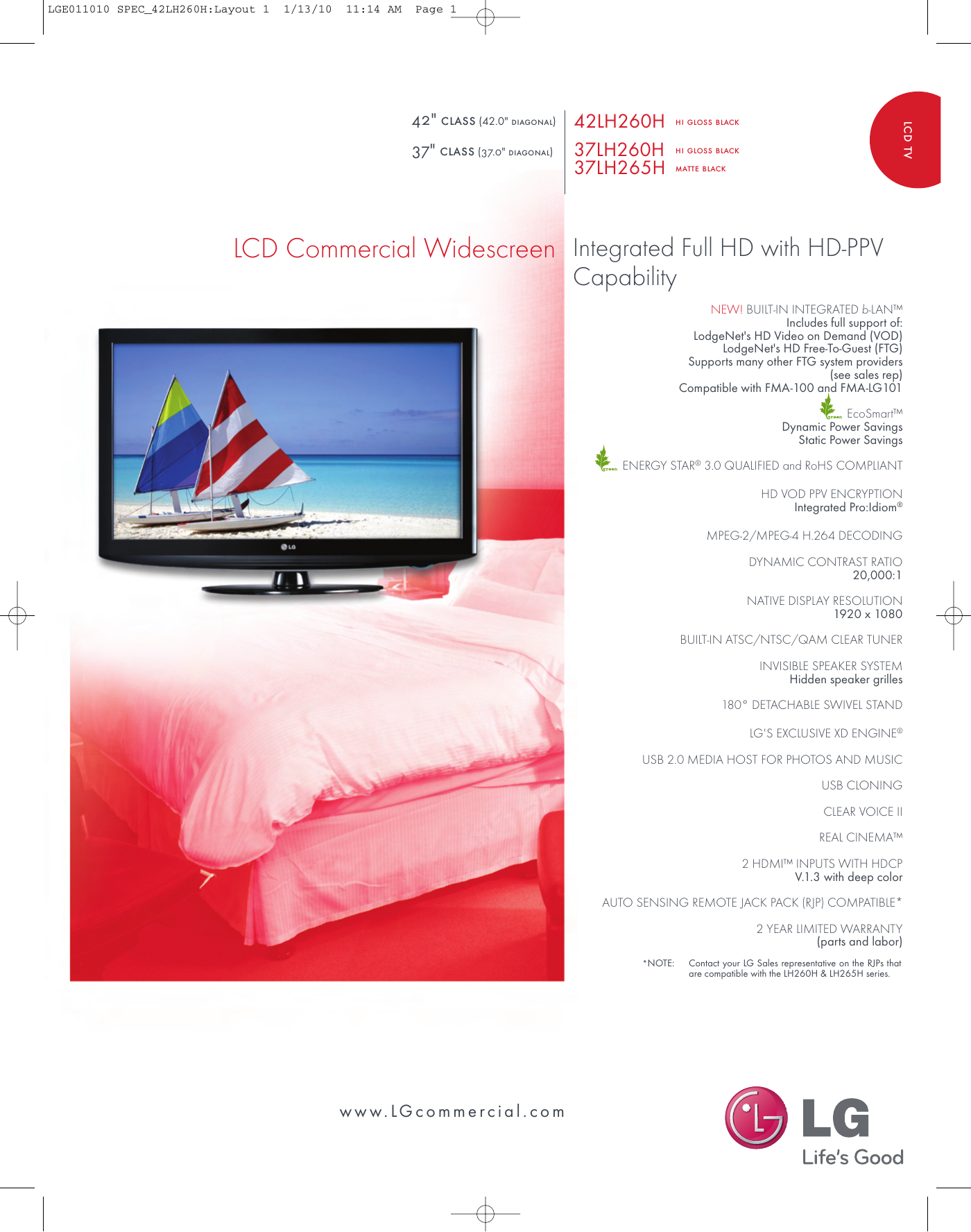 LCD Commercial Widescreen