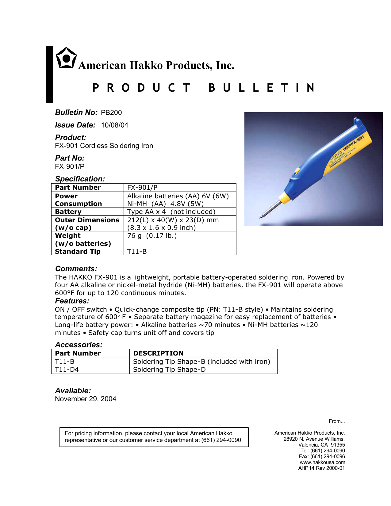 American Hakko Products Inc P R O D U C T B U L L E T I N Manualzz