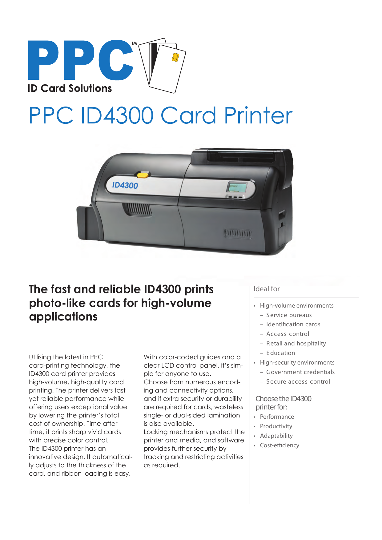 ppc card printer