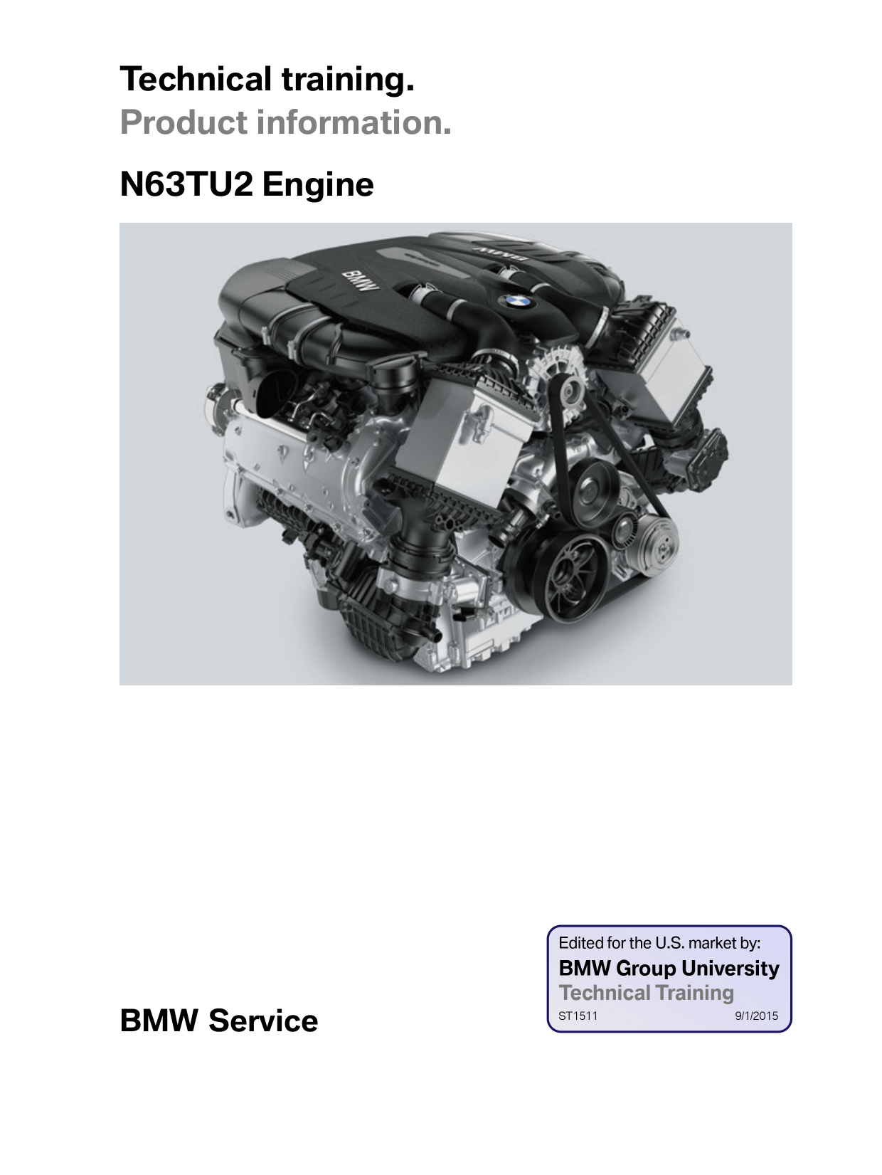 Technical Training Product Information N63tu2 Engine Manualzz