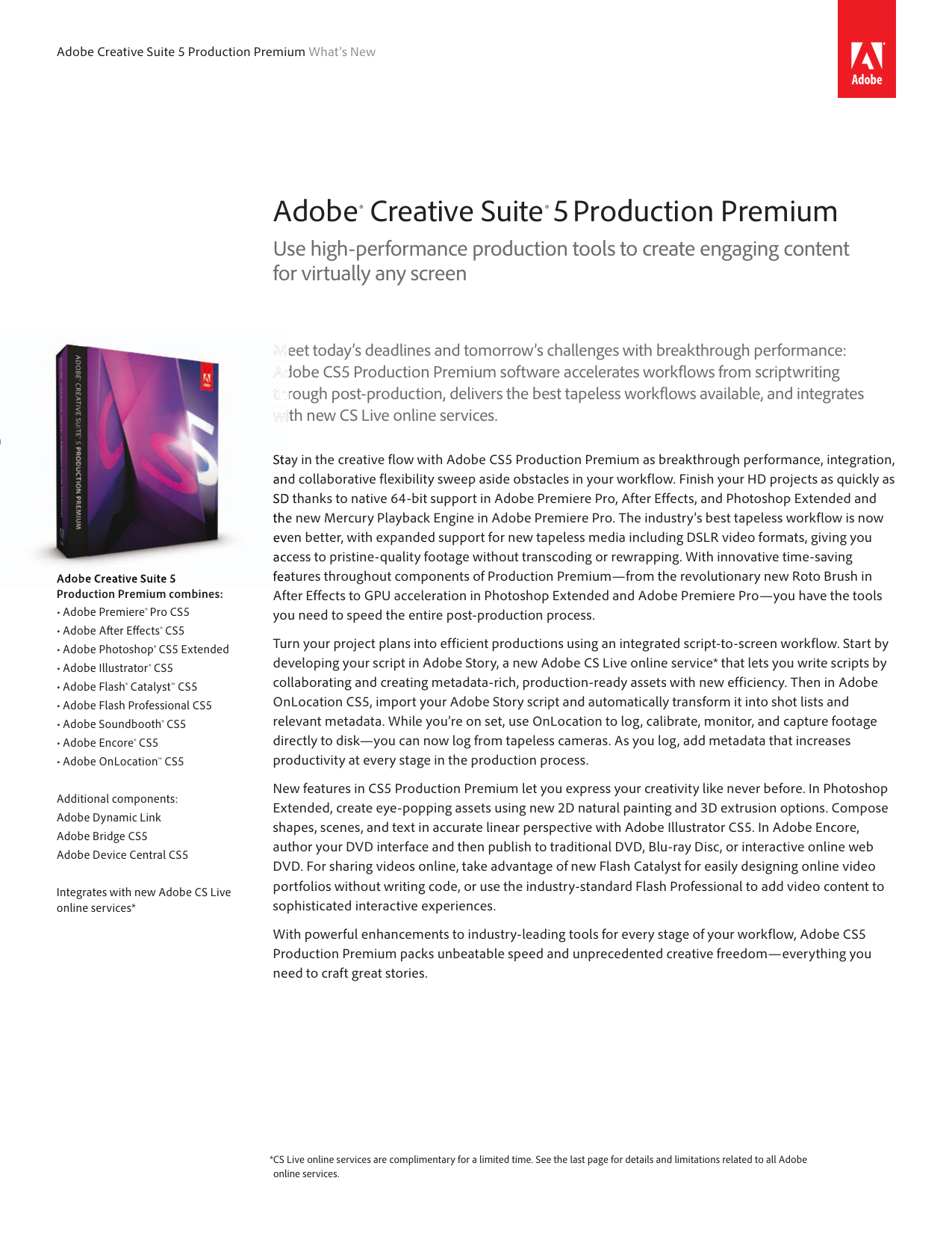 adobe master collection cs5 disk 2