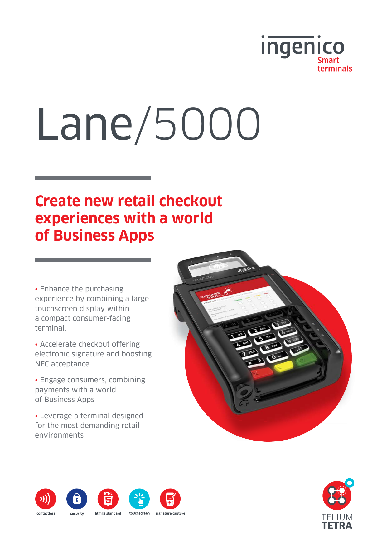 Lane/5000 - Ingenico Group | Manualzz