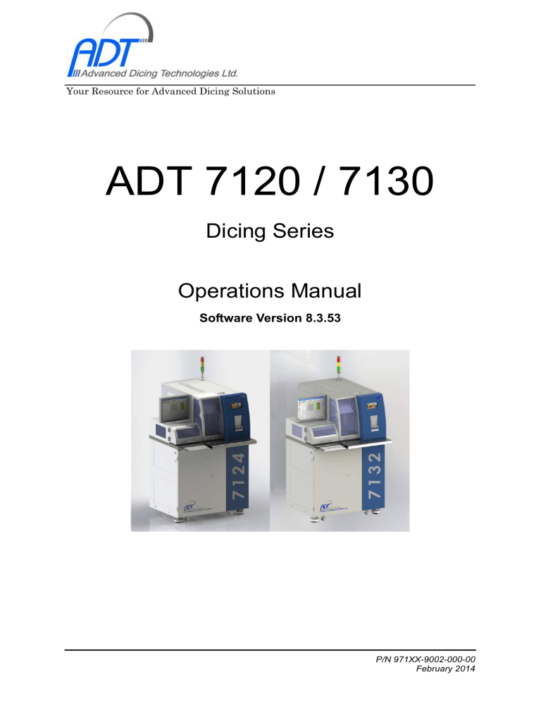 Adt 7120 7130 Advanced Dicing Technologies Manualzz