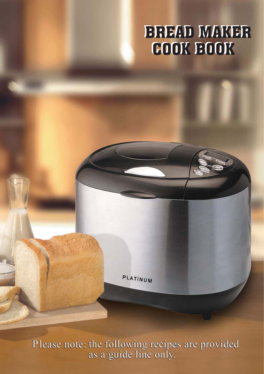 recipes for tower bread maker